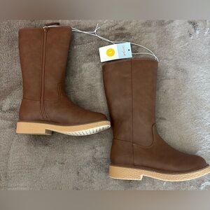 NWT Cat & Jack Size 1 Brown Boots